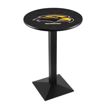 42 Blk Wrinkle Southern Miss Pub Table